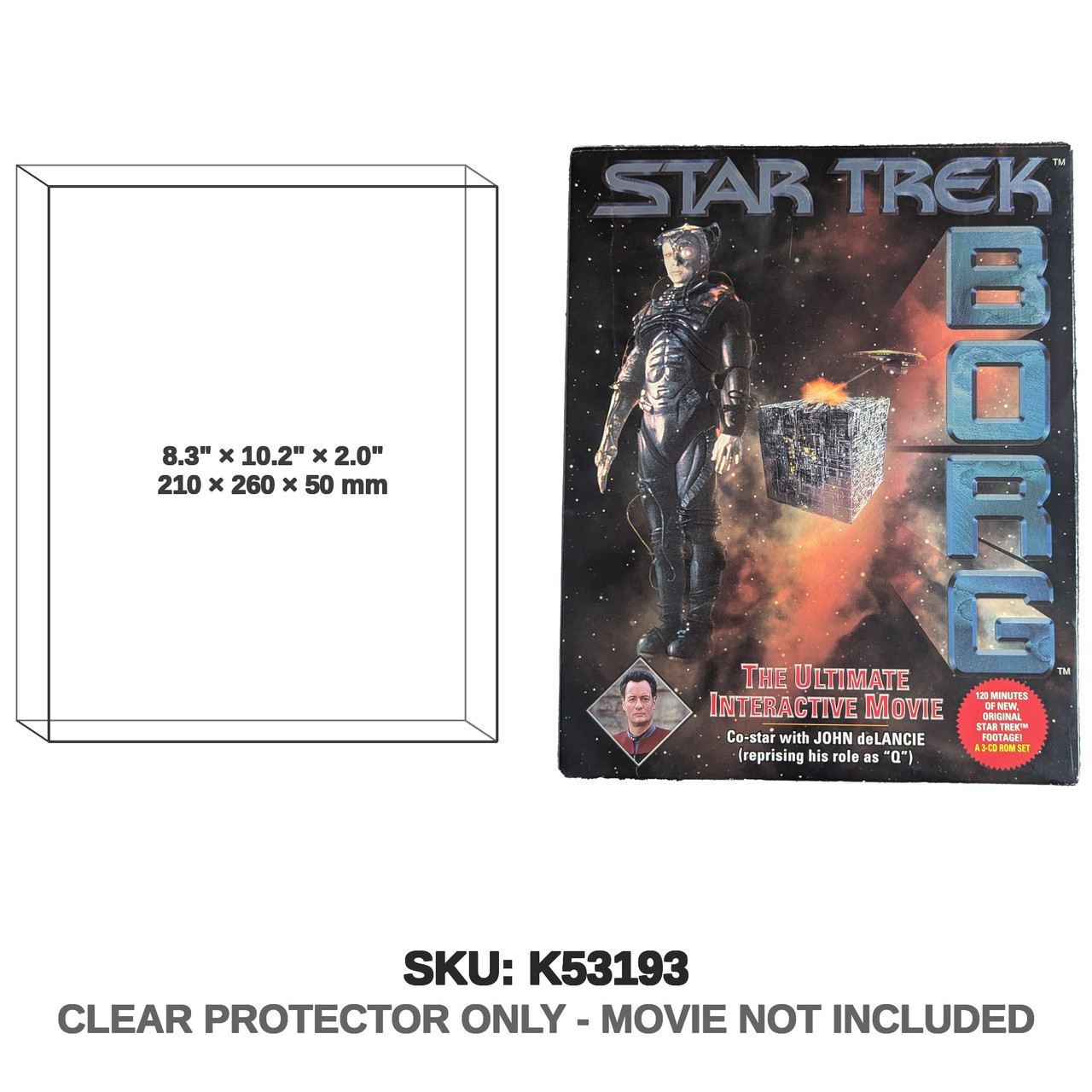 Bandai Star Trek Borg The Ultimate Interactive Movie