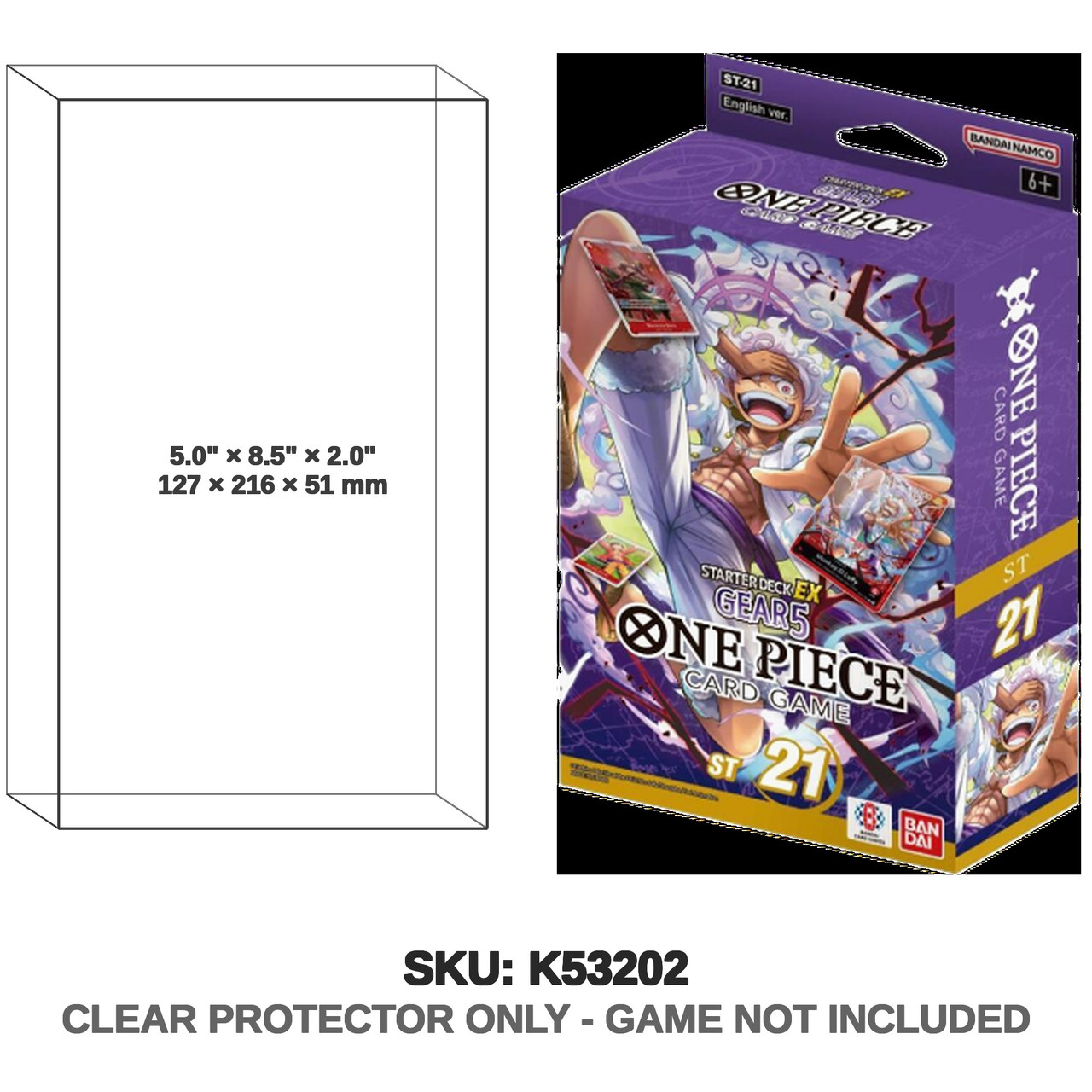 Bandai One Piece Starter Deck EX: Gear 5 - Starter Deck EX: Gear 5 ST21