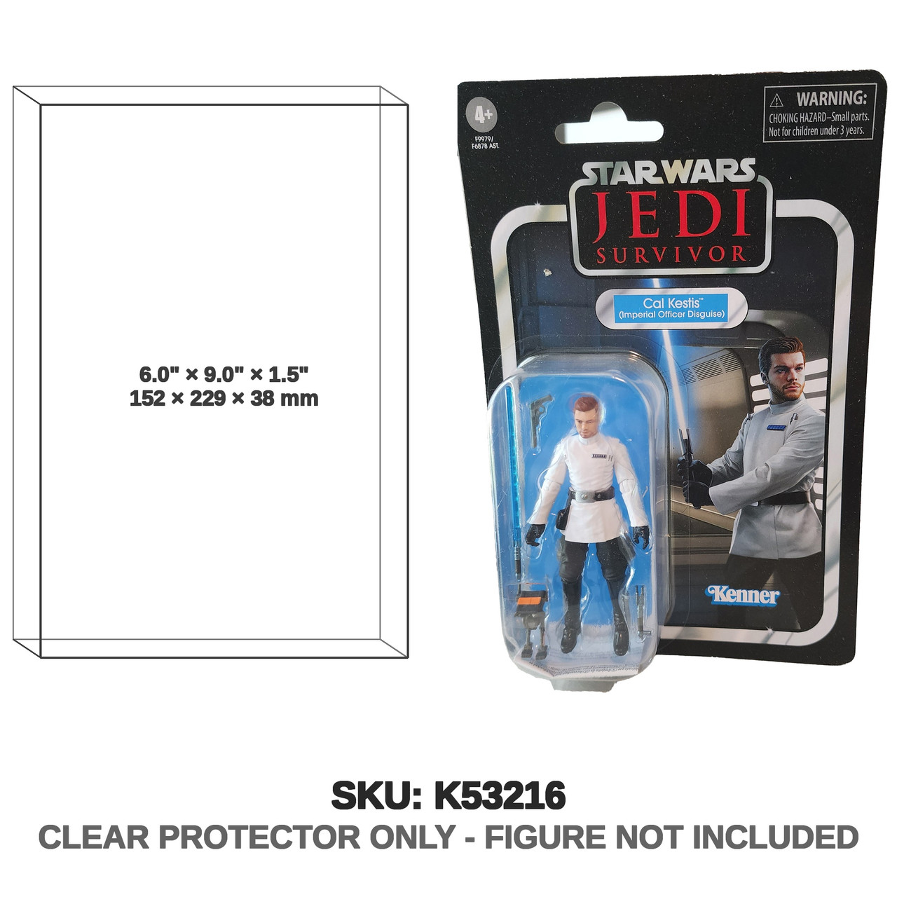Cal Kestis Jedi Survivor Star Wars Vintage Collection Figure