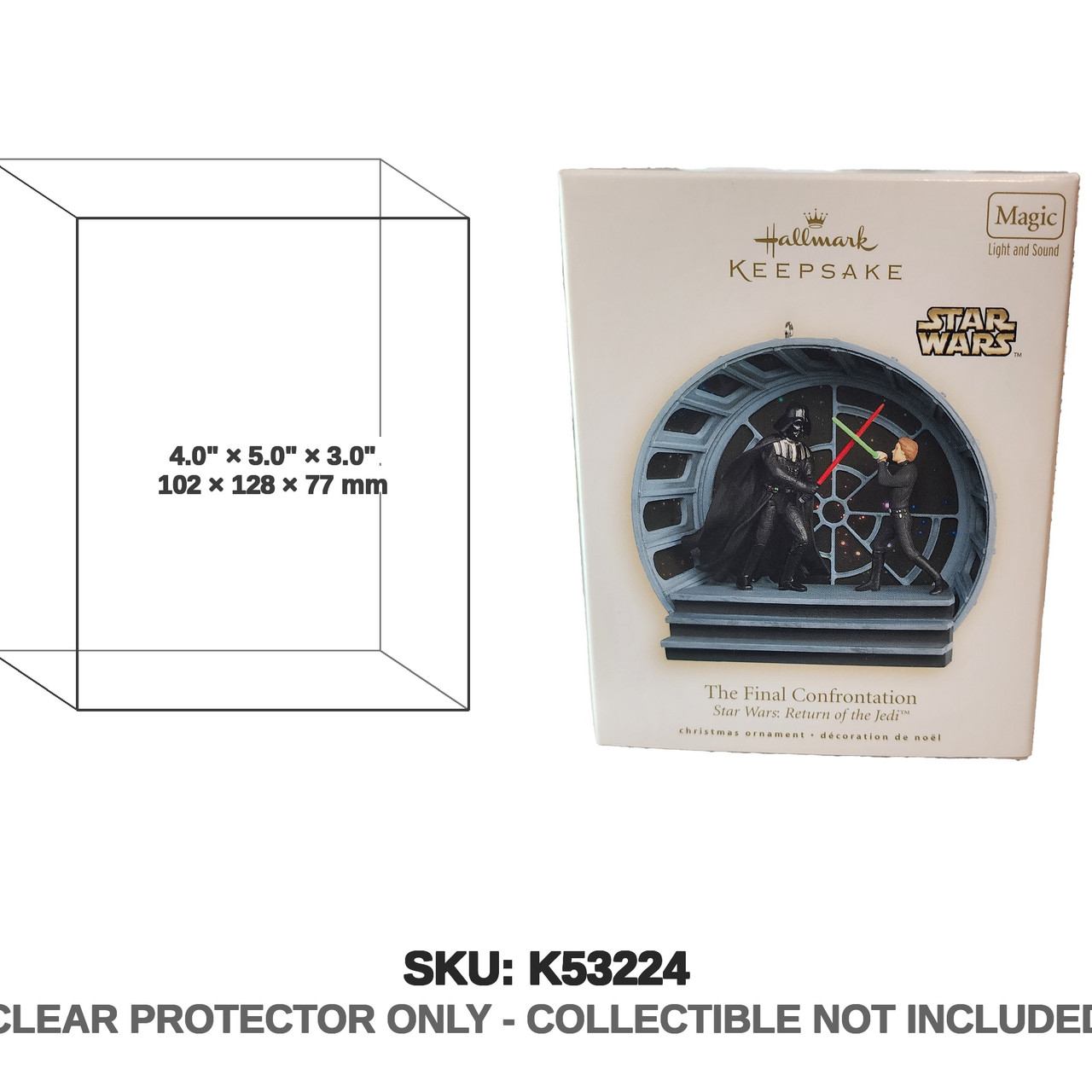 Hallmark Star Wars Keepsake Ornaments The Final Confrontation 2008