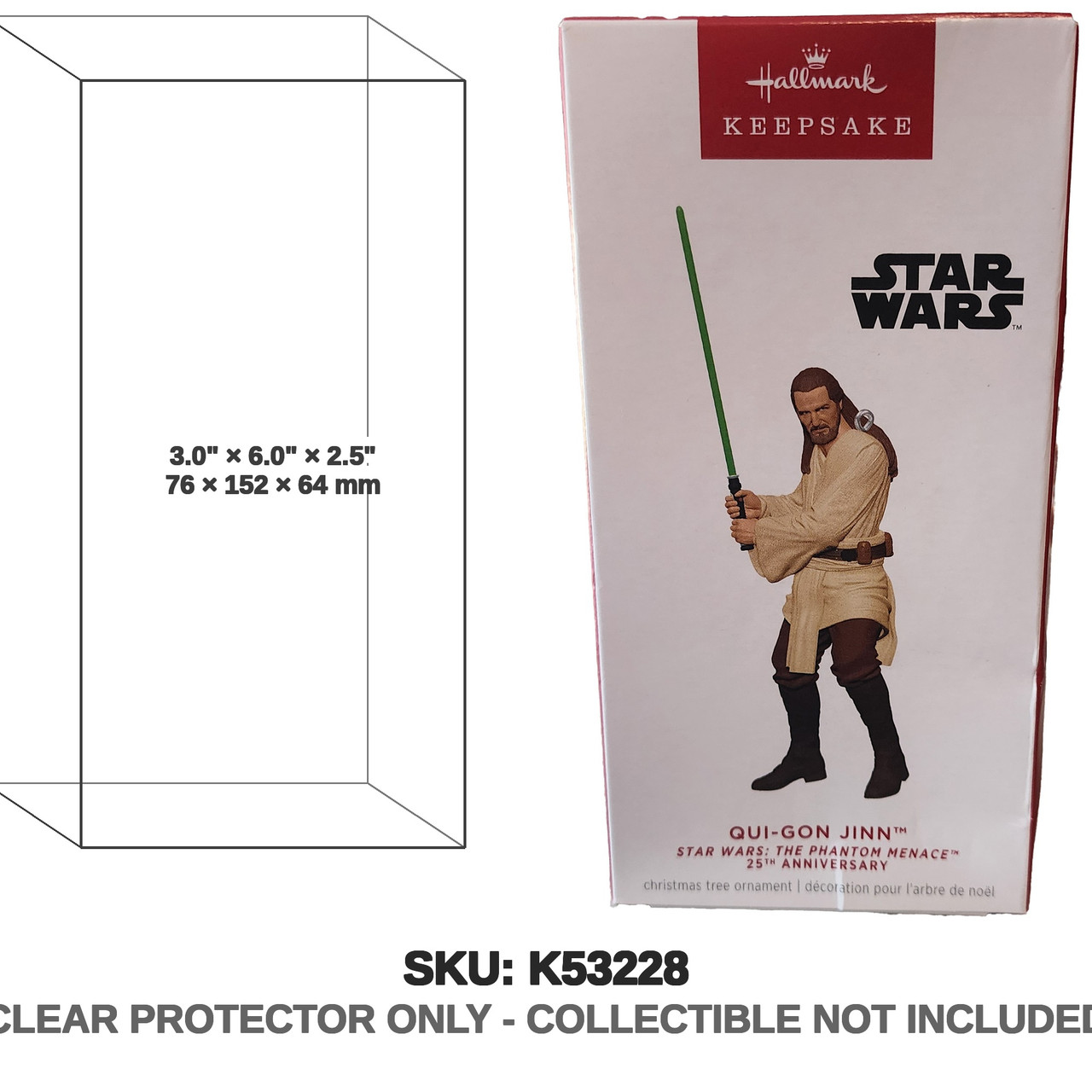 Hallmark Star Wars Keepsake Ornaments Qui-Gon Jinn 2024