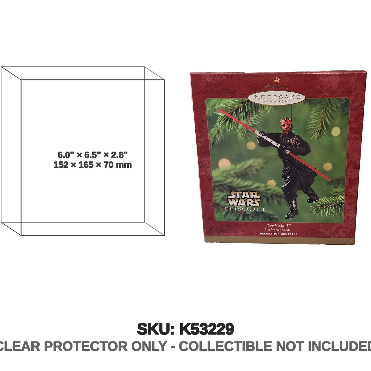 Hallmark Star Wars Episode 1 Keepsake Ornament Darth Maul 2000
