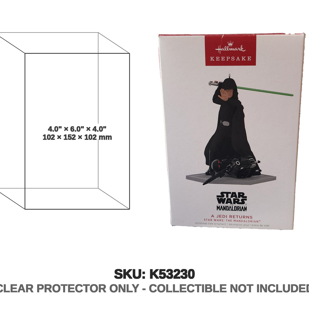 Hallmark Star Wars The Mandalorian Keepsake Ornament A Jedi Returns 2022