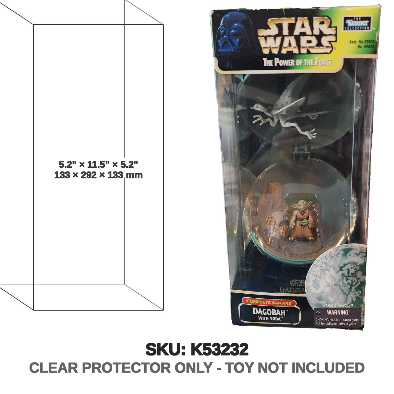 Kenner Star Wars The Power Of The Force Dagobah With Yoga