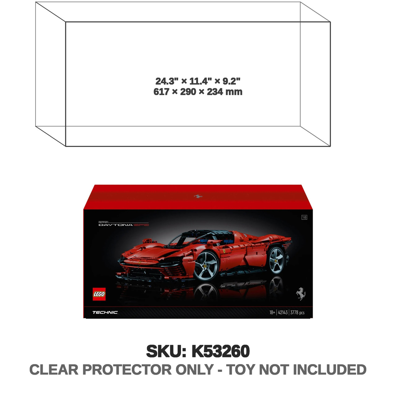 LEGO Technic Ferrari Daytona SP3 42143