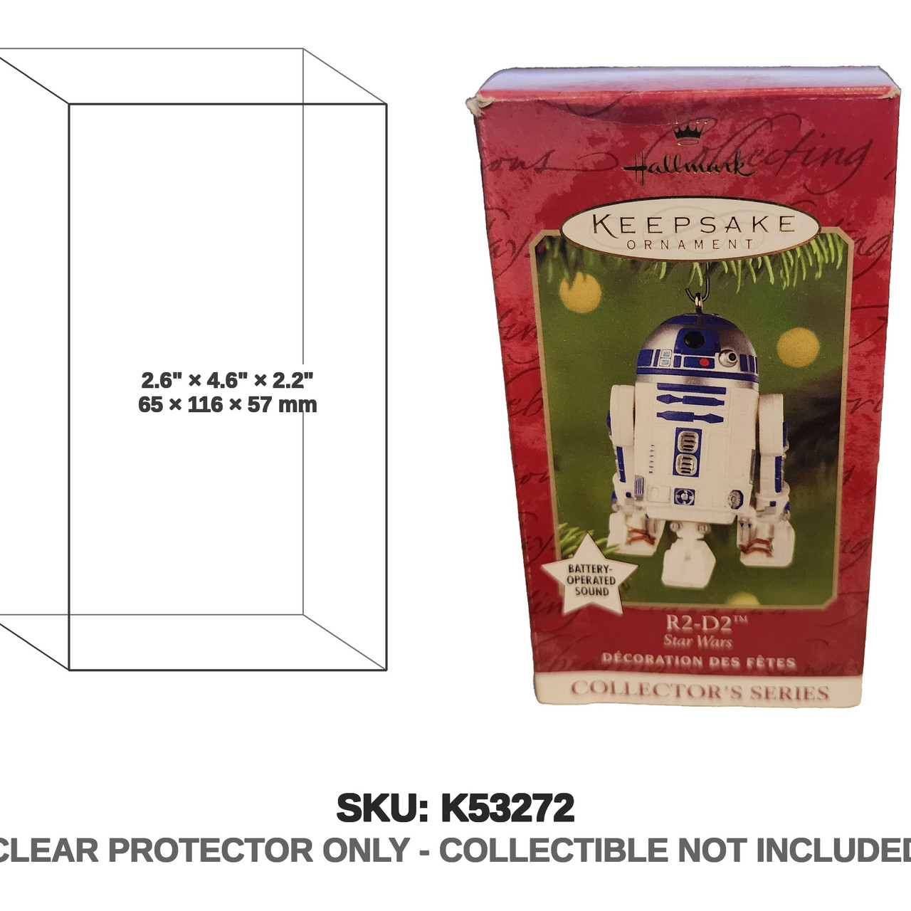 Hallmark Star Wars Keepsake Ornaments R2-D2 2001 Collectors Series