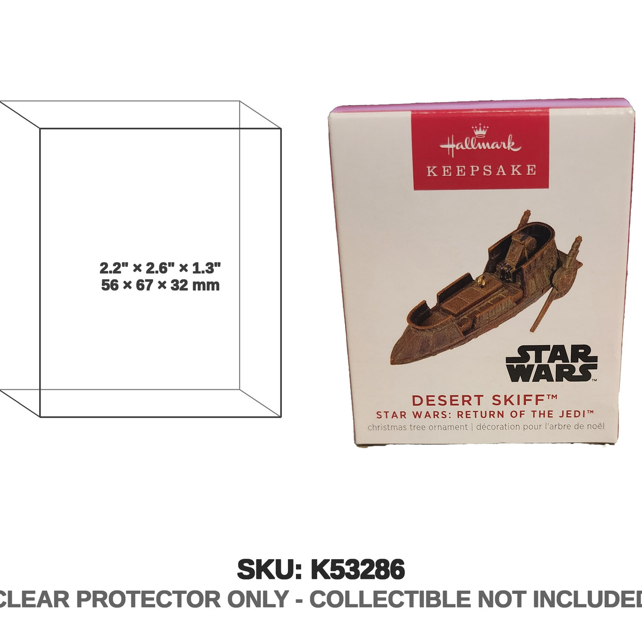 Hallmark Star Wars Return of the Jedi Keepsake Ornament Desert Skiff 2023