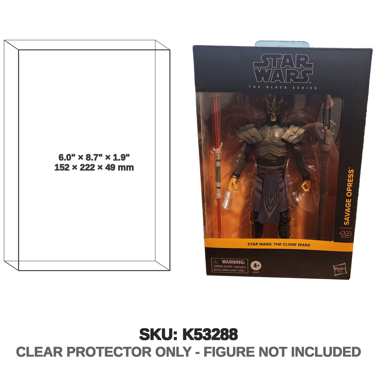 Hasbro Star Wars The Clone Wars The Black Series Savage Opress