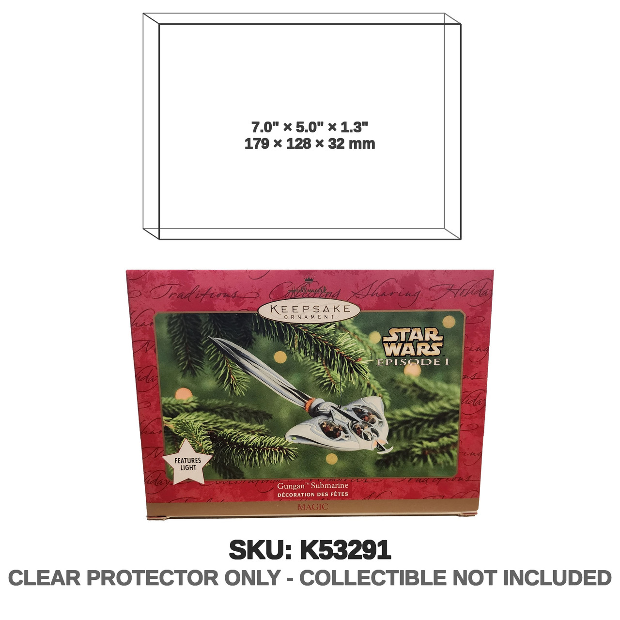 Hallmark Star Wars Keepsake Ornaments Gungan Submarine 2000