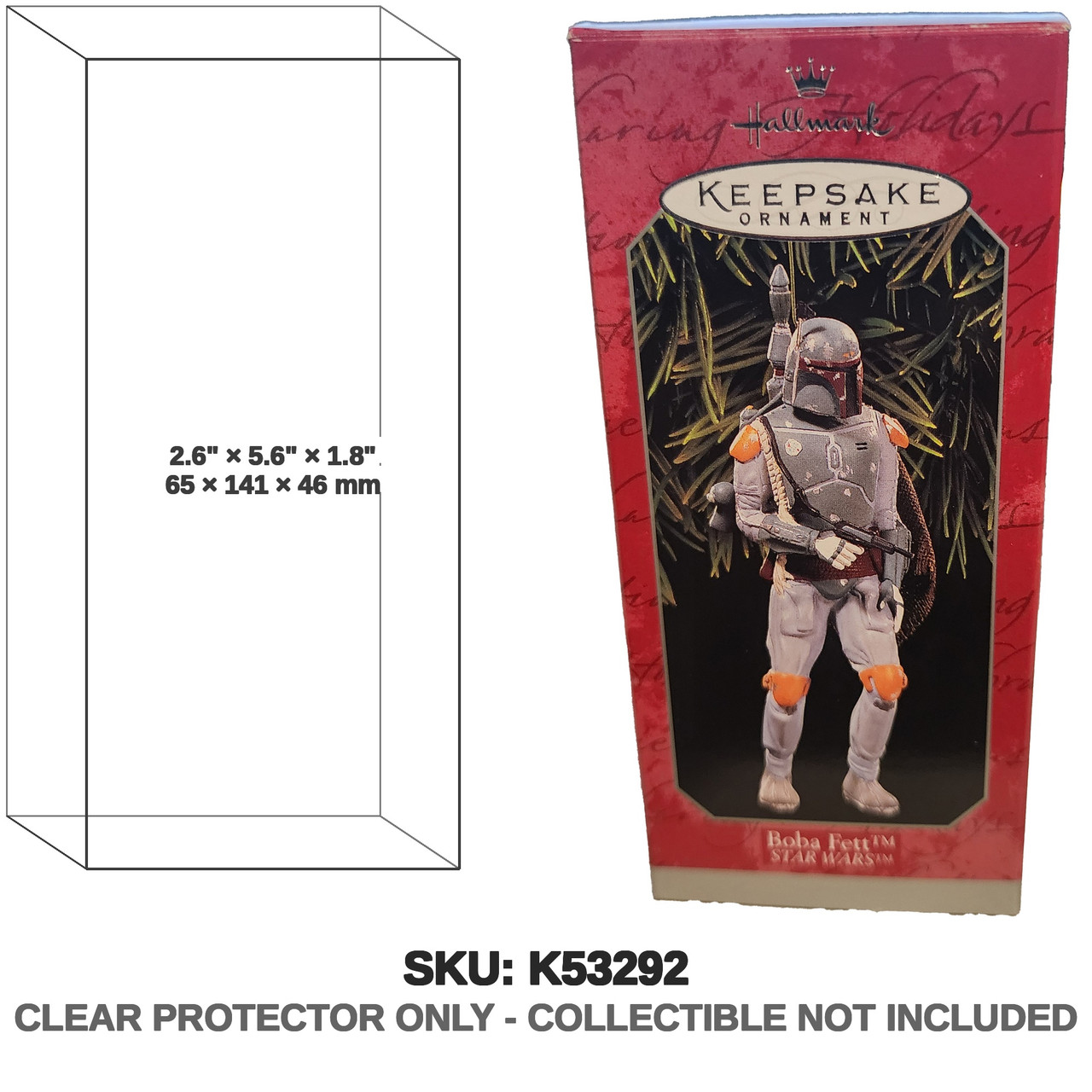 Hallmark Star Wars Keepsake Ornaments Boba Fett 1998