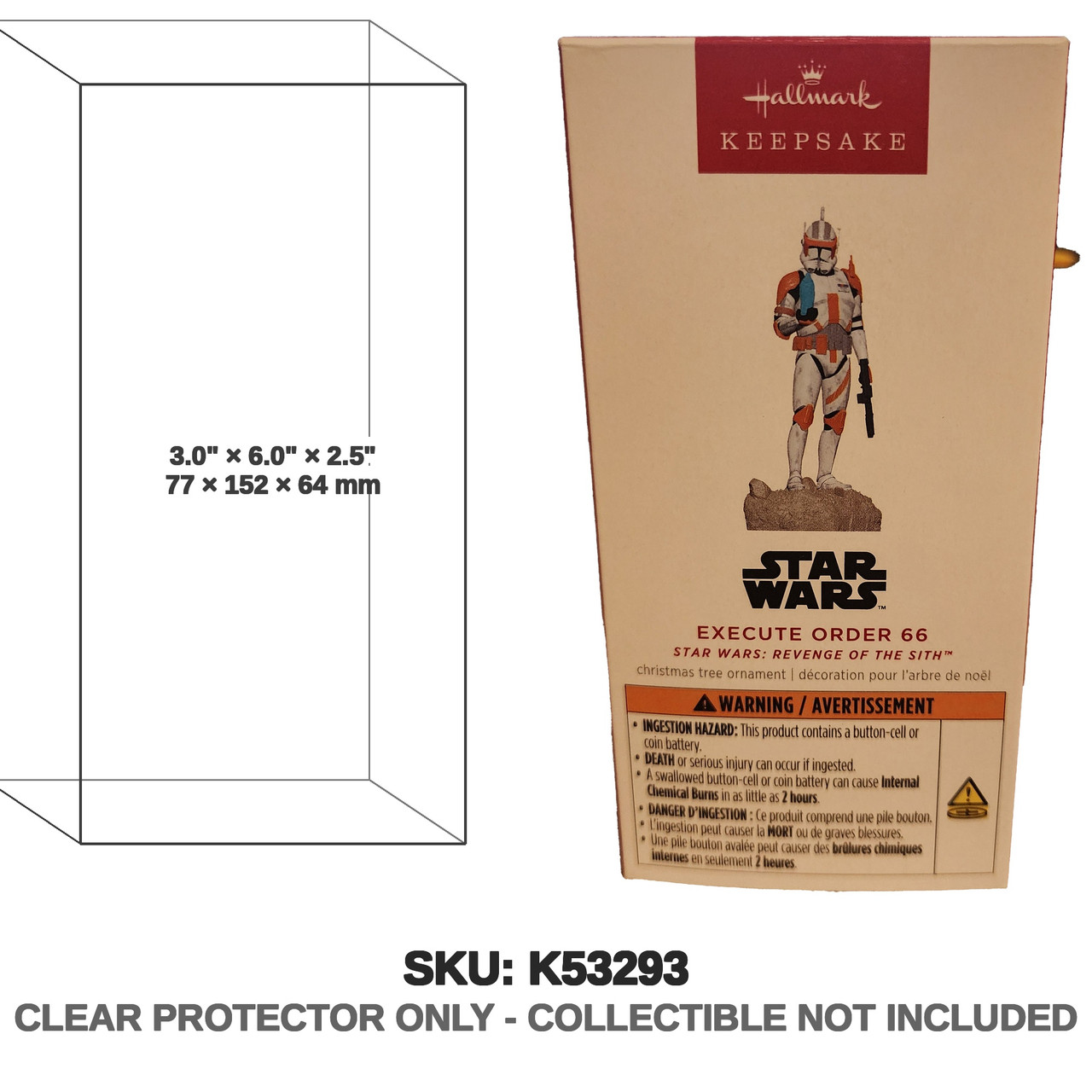 Hallmark Star Wars Keepsake Ornament Execute Order 66 2025