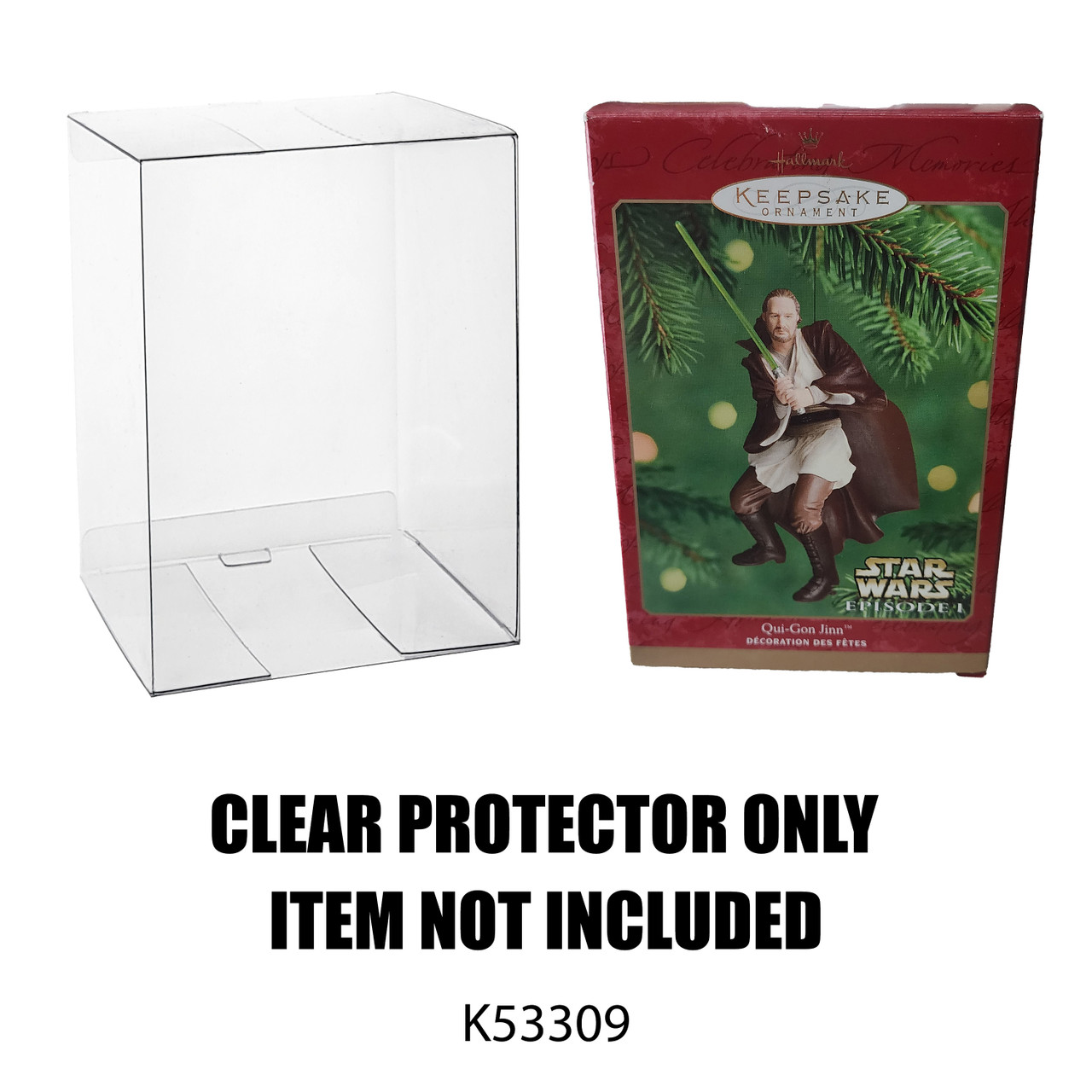Protector For Hallmark Star Wars Episode 1 Keepsake Ornament Qui-Gon Jinn 2000