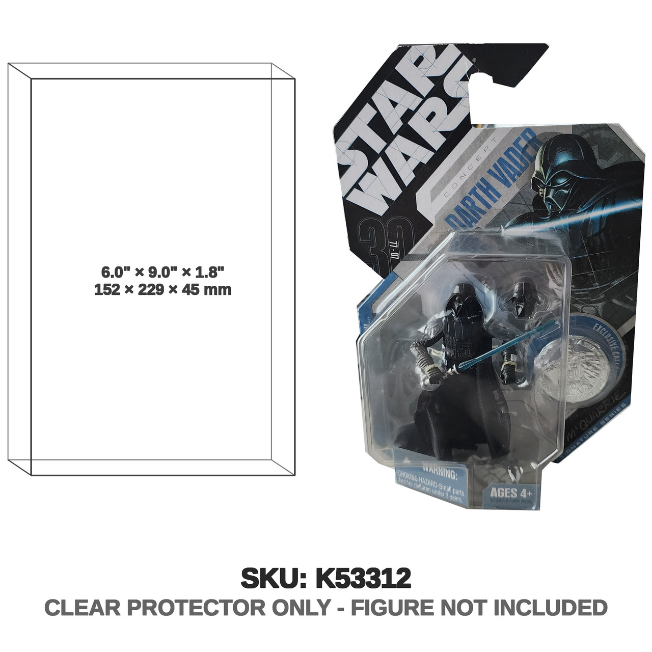 Hasbro Star Wars 30th Anniversary Collection, Darth Vader (McQuarrie Concept)