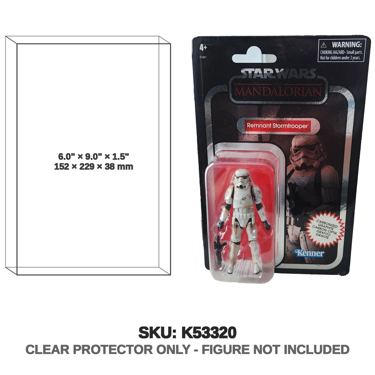 Kenner Star Wars The Vintage Collection Carbonized Remnant Stormtrooper