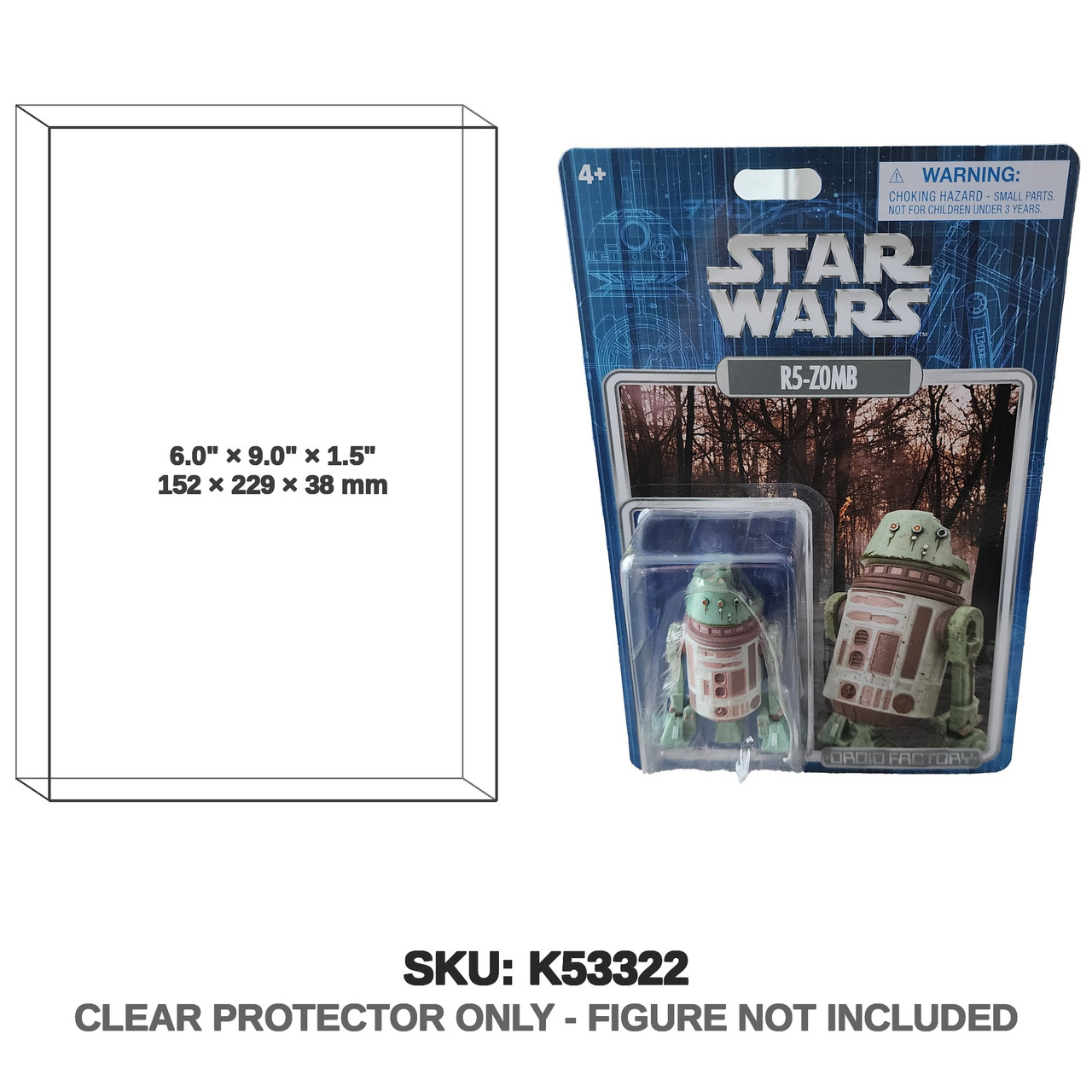 R5-Zomb Holiday Droid Star Wars Droid Factory Figure