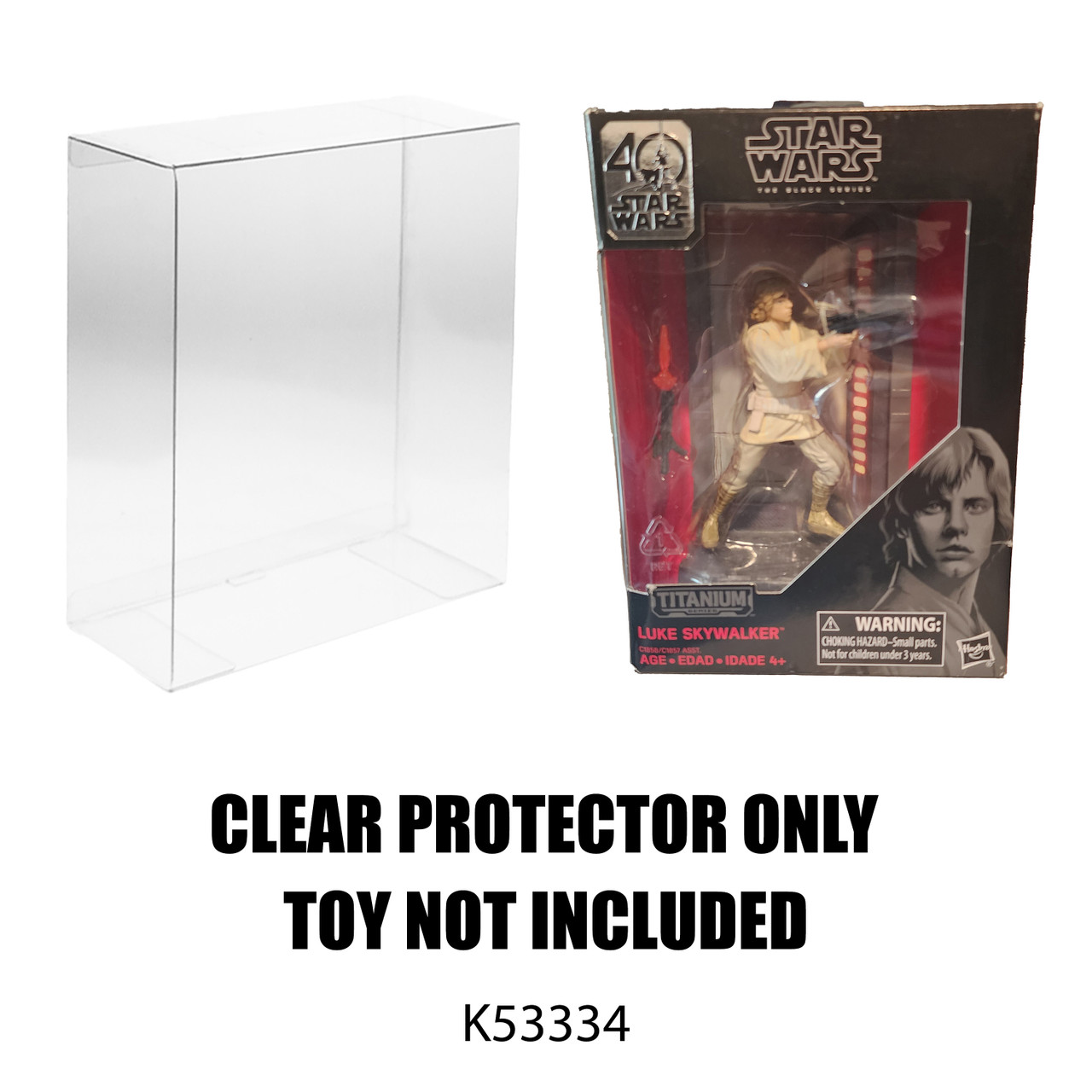 Protector For Hasbro Star Wars The Black Series Luke Skywalker Titanium Series