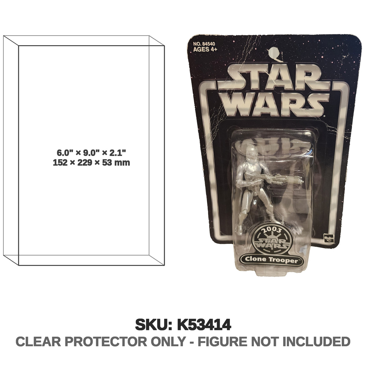 Hasbro Star Wars Silver Anniversary Clone Trooper 2003