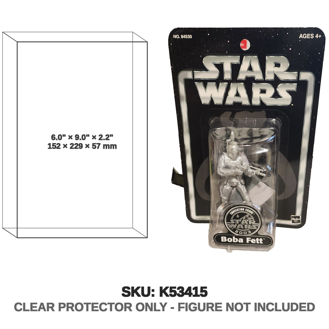 Boba Fett Star Wars Vintage Collection Silver Anniversary 2003 Convention Figure