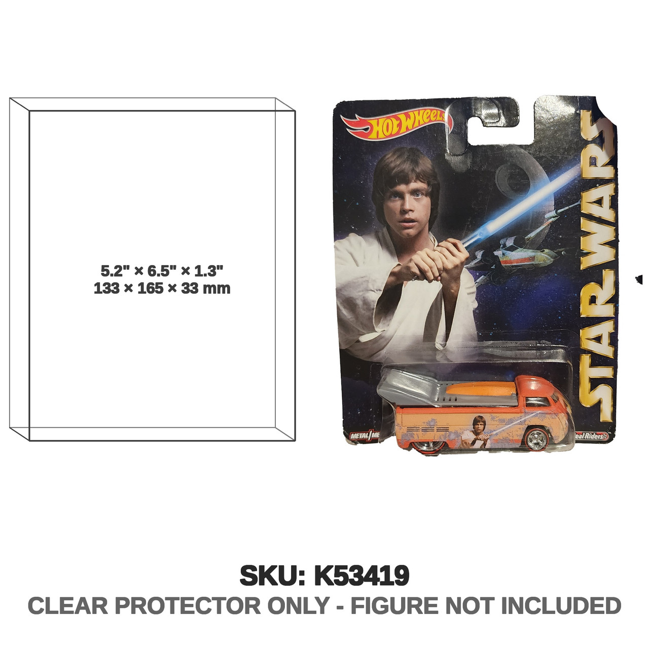 Luke Skywalker Star Wars Hot Wheels VW Drag Truck