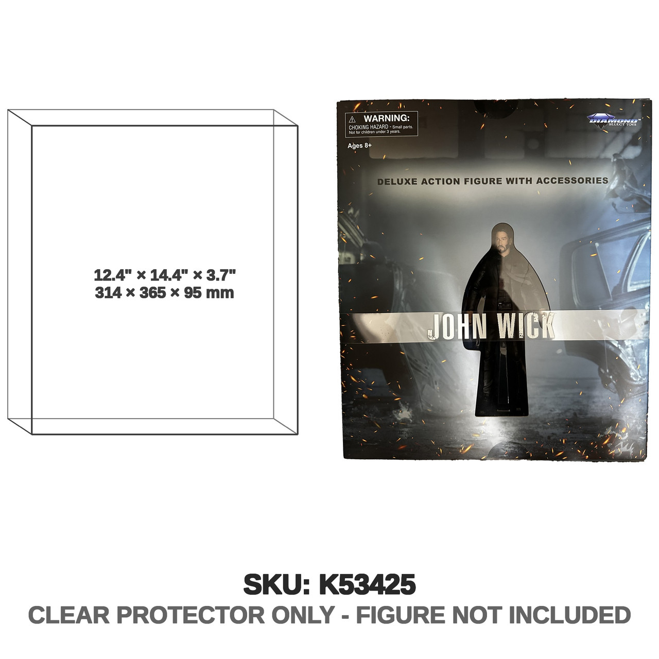 Diamond Select Toys John Wick Deluxe Action Figure With Accessories