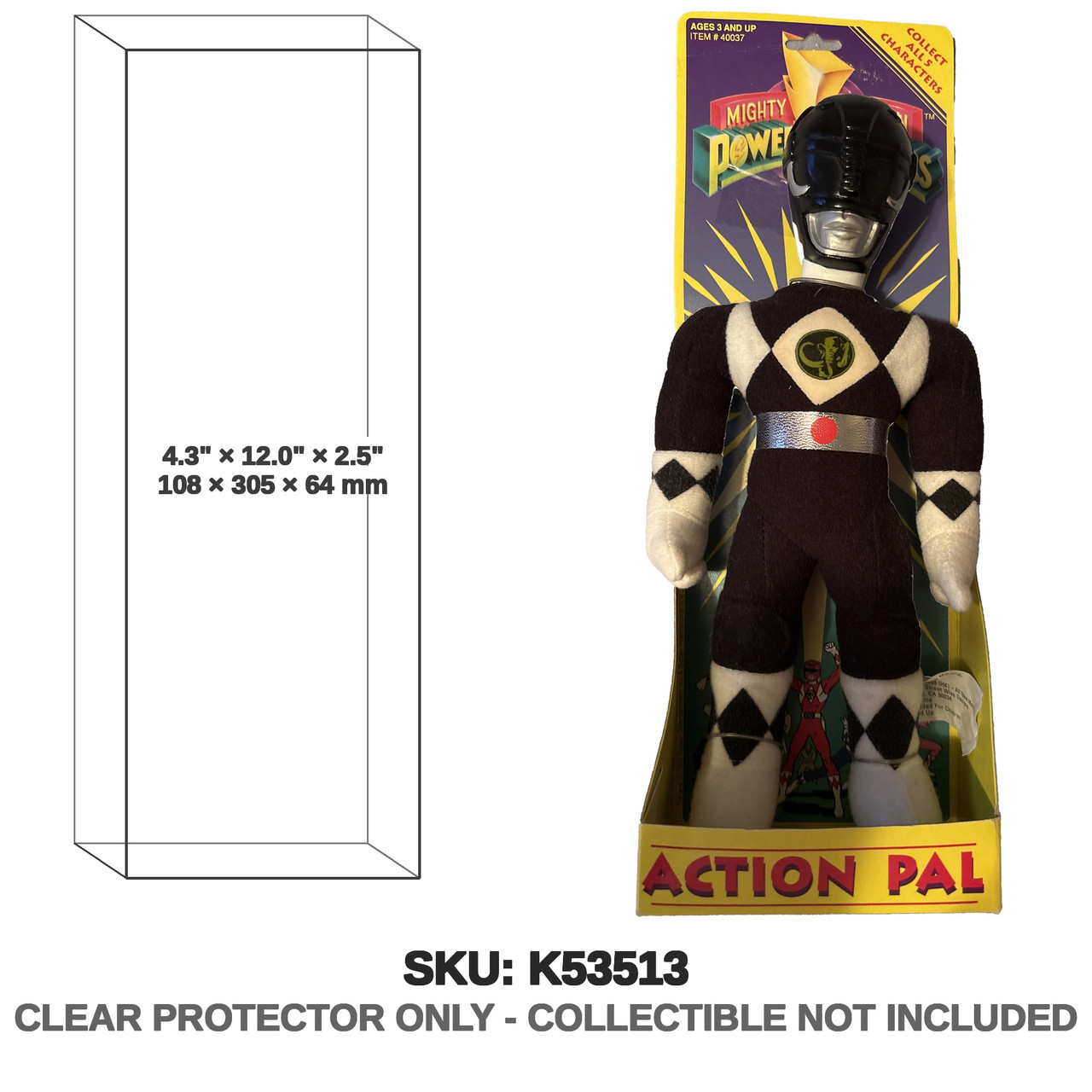 Street Wise Designs Power Rangers Action Pal