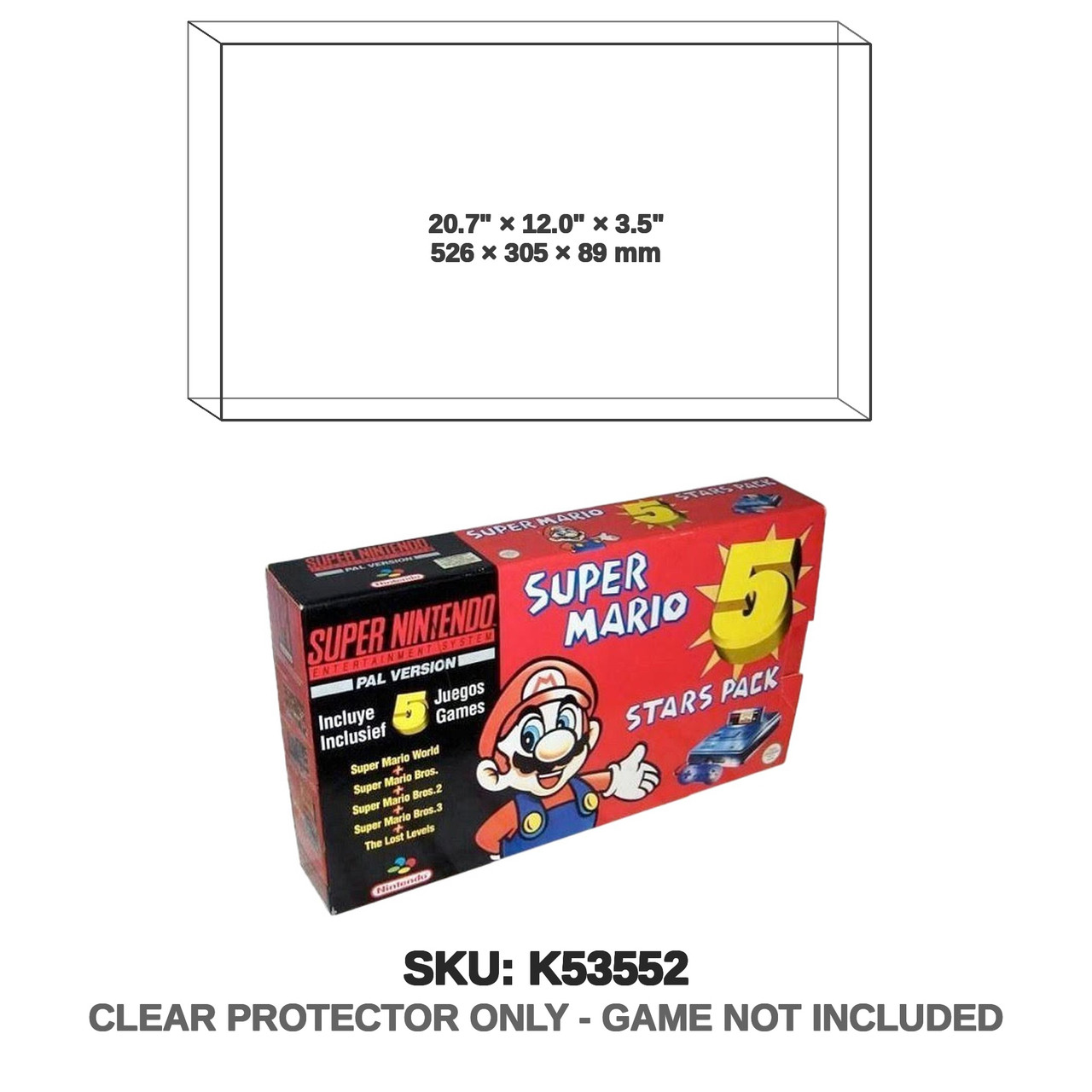 Nintendo Super Mario Bros. SNES 5 Stars Pack