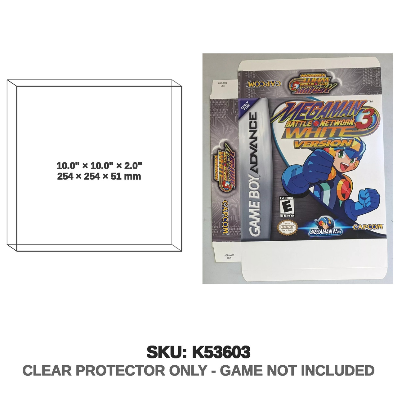 Capcom Store Display Box Mega Man Battle Network 3
