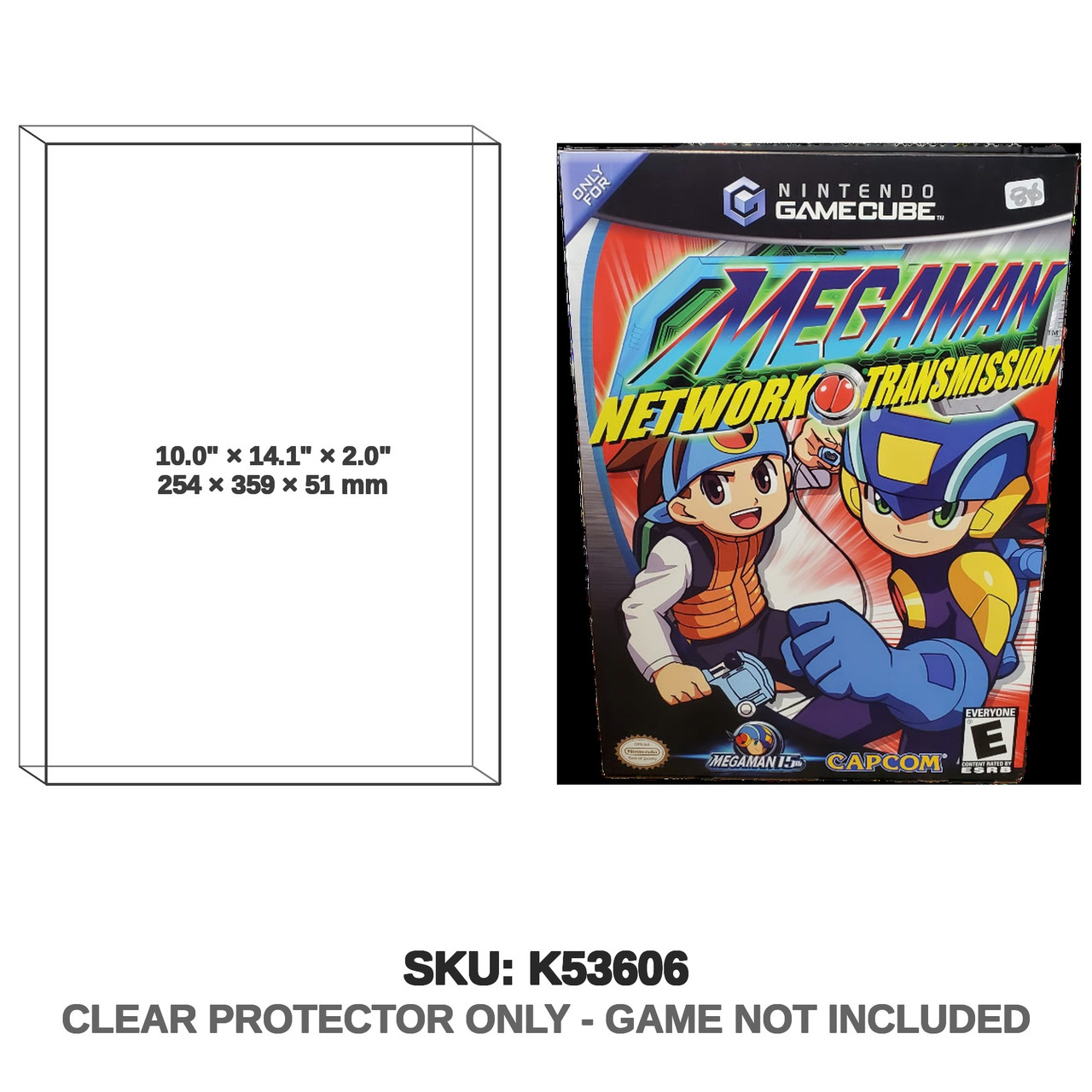 Capcom Mega Man Network Transmission Store Display Box
