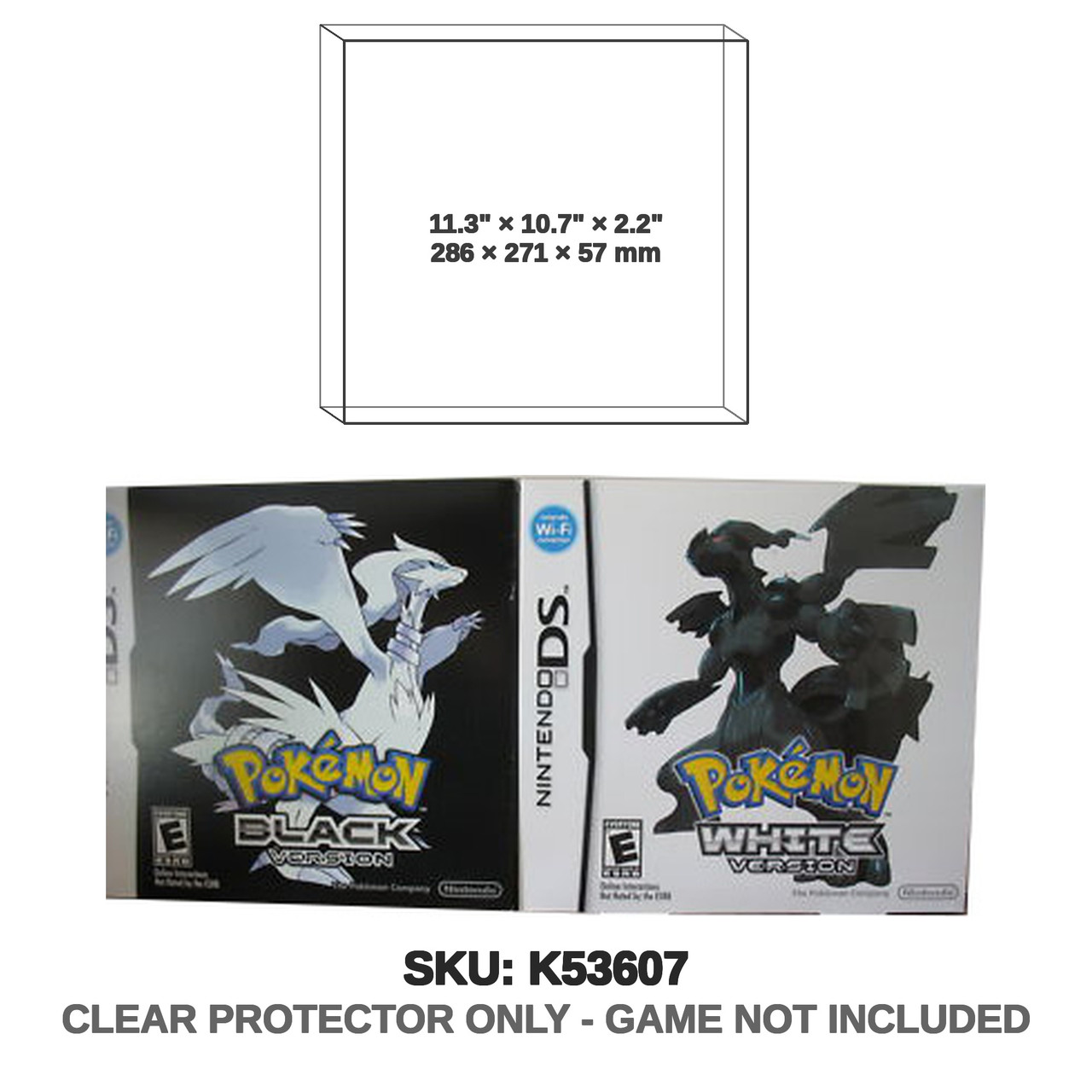 Pokemon Black White Nintendo DS Store Display Box