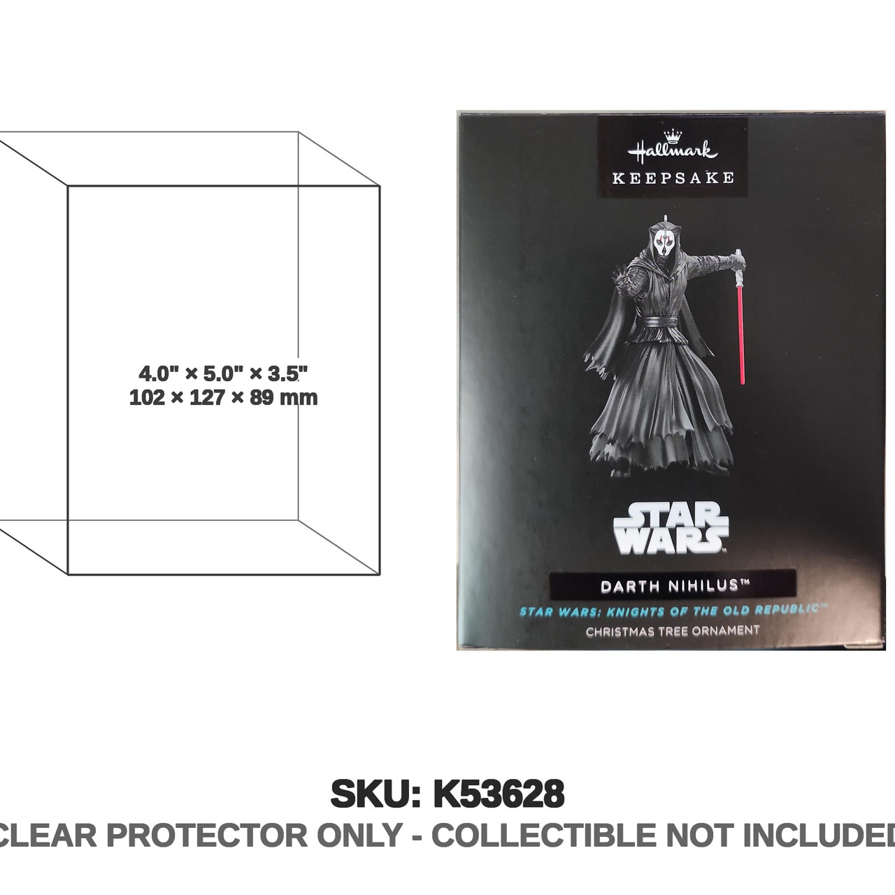 Hallmark Star Wars Knights Of The Old Republic Keepsake Ornament Darth Nihlus 2025 Event Exclusive
