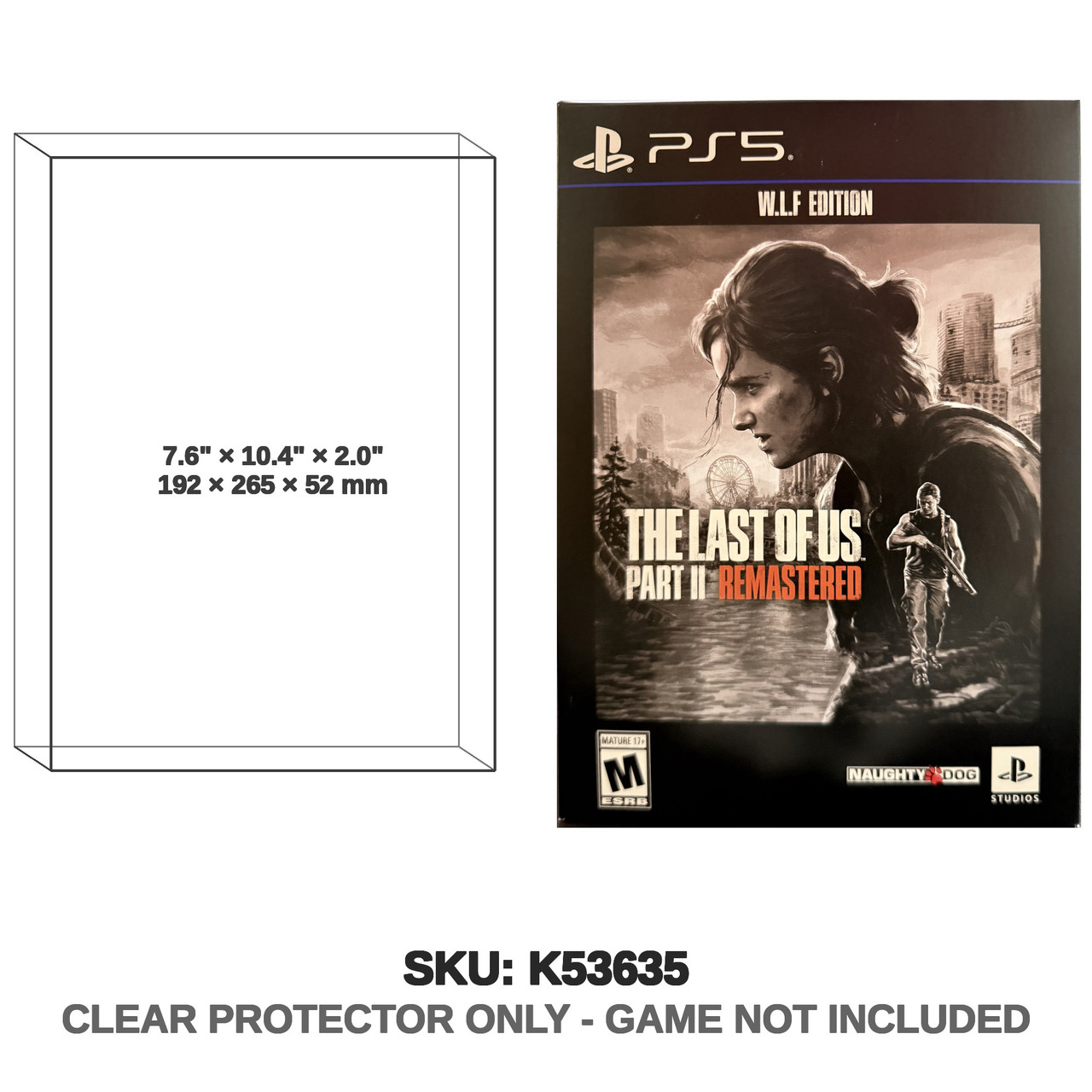 Naughty Dog The Last Of Us Part II Remastered WLF Edition PS5