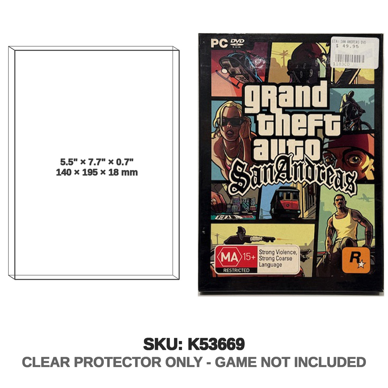 Rockstar Games Grand Theft Auto San Andreas PC PAL Australia