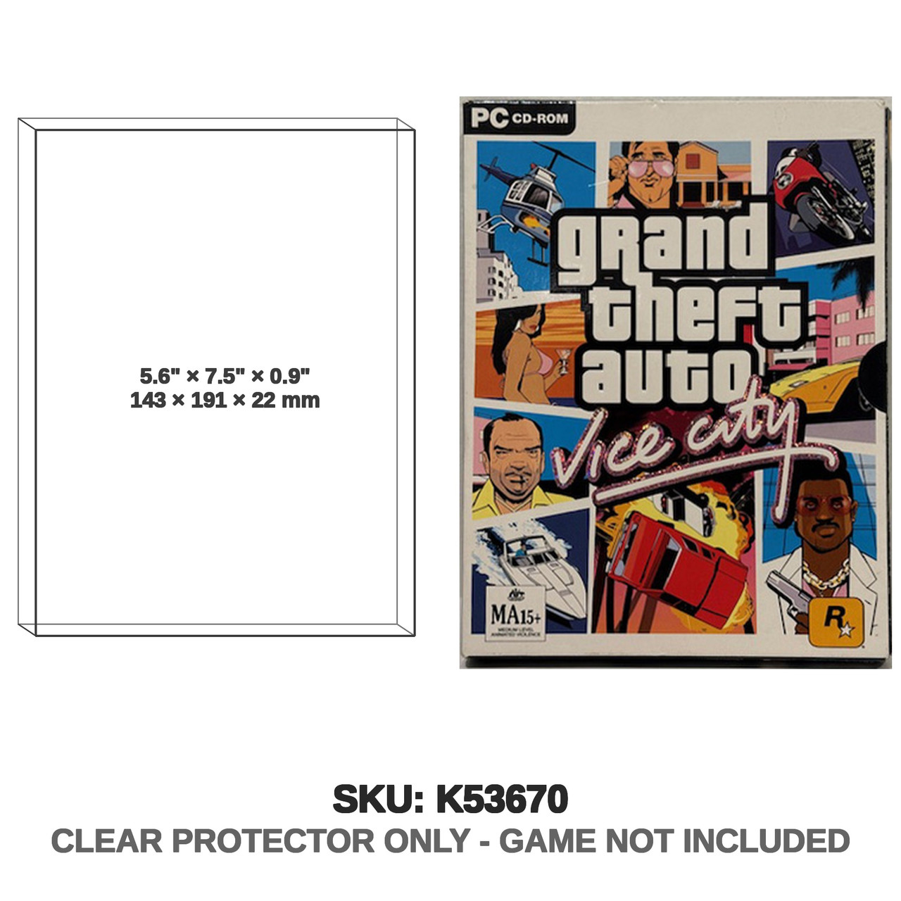 Rockstar Games Grand Theft Auto Vice City PC PAL Australia
