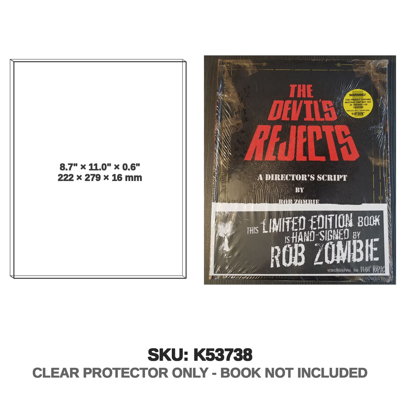 The Devil's Rejects A Director's Script Hardcover Book