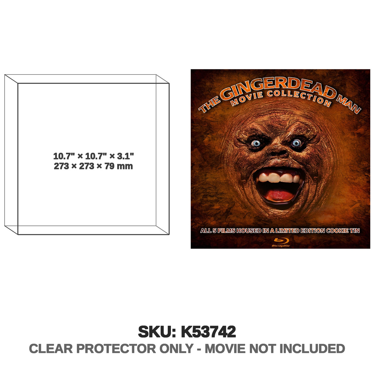Arrow Video The Evil Dead Gingerdead Man Cookie Tin Collection Blu-ray