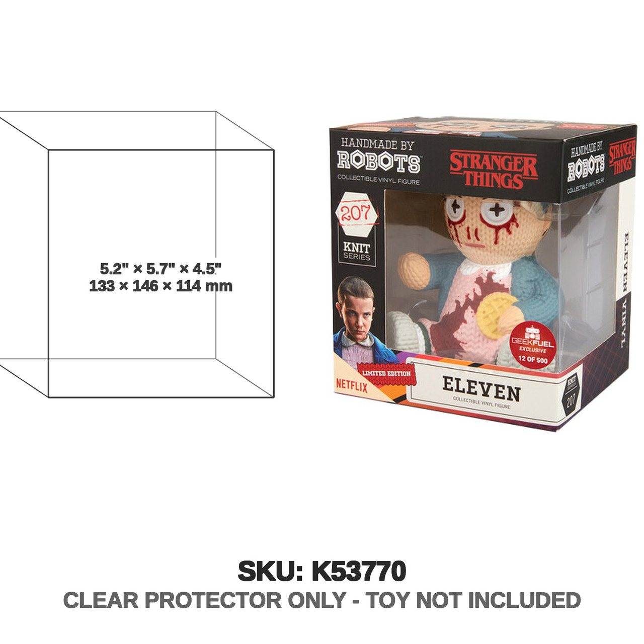 Handmade By Robots Stranger Things Eleven 207 Limited Edition Bloody