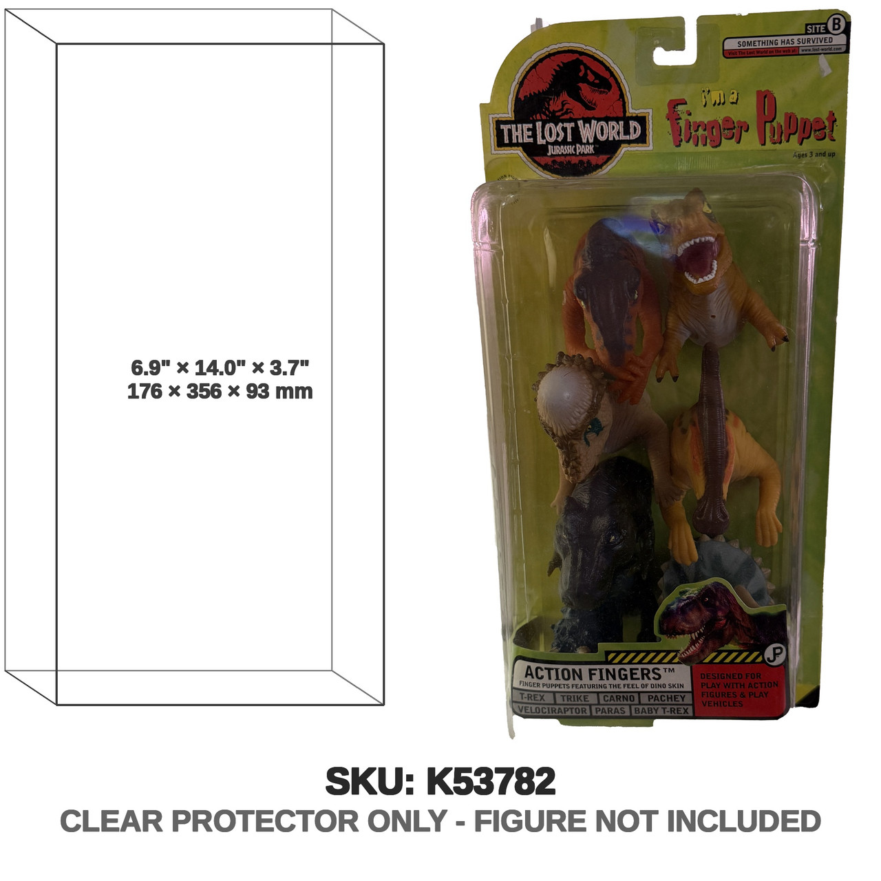 ReSaurus The Lost World Action Fingers 8 Pack