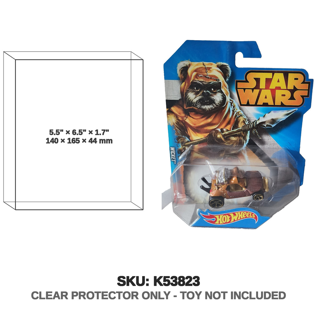 Mattel Hot Wheels Star Wars Wicket Die Cast Vehicle 2014