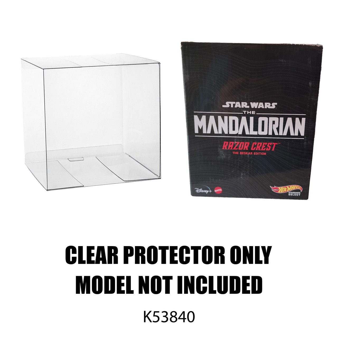 Protector For Mattel Hot Wheels Star Wars The Mandalorian Razor Crest Beskar Edition SDCC Die Cast Vehicle