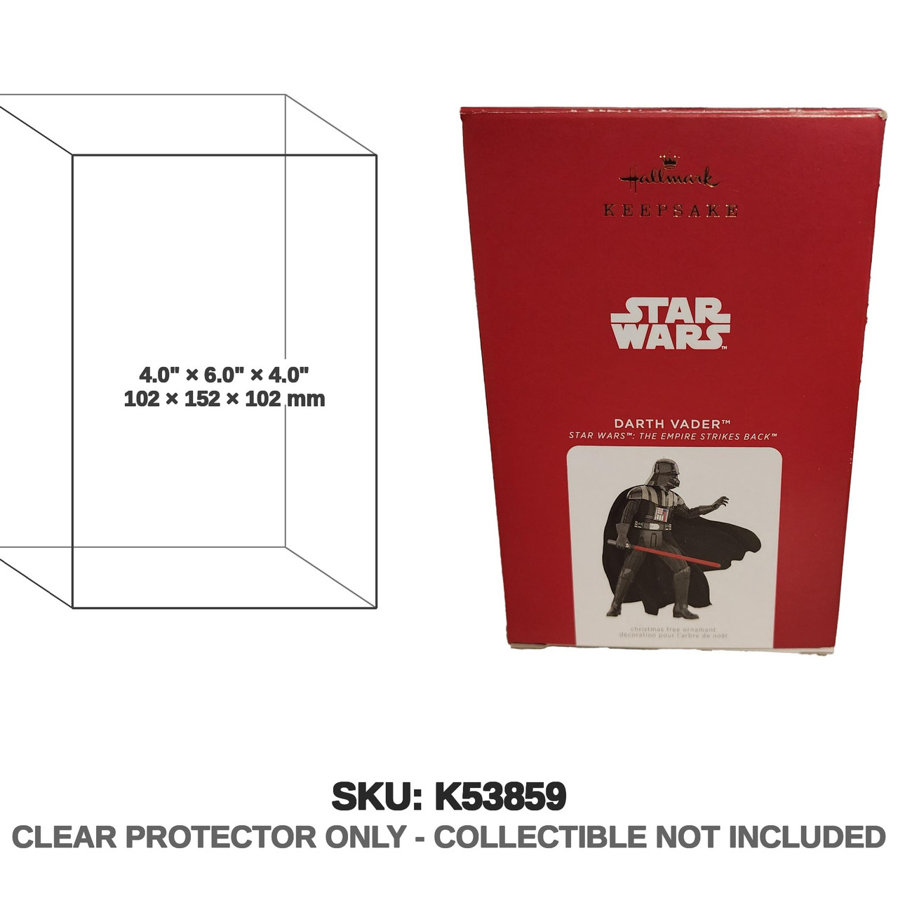 Hallmark Star Wars Darth Vader Empire Strikes Back Keepsake Ornament 2021