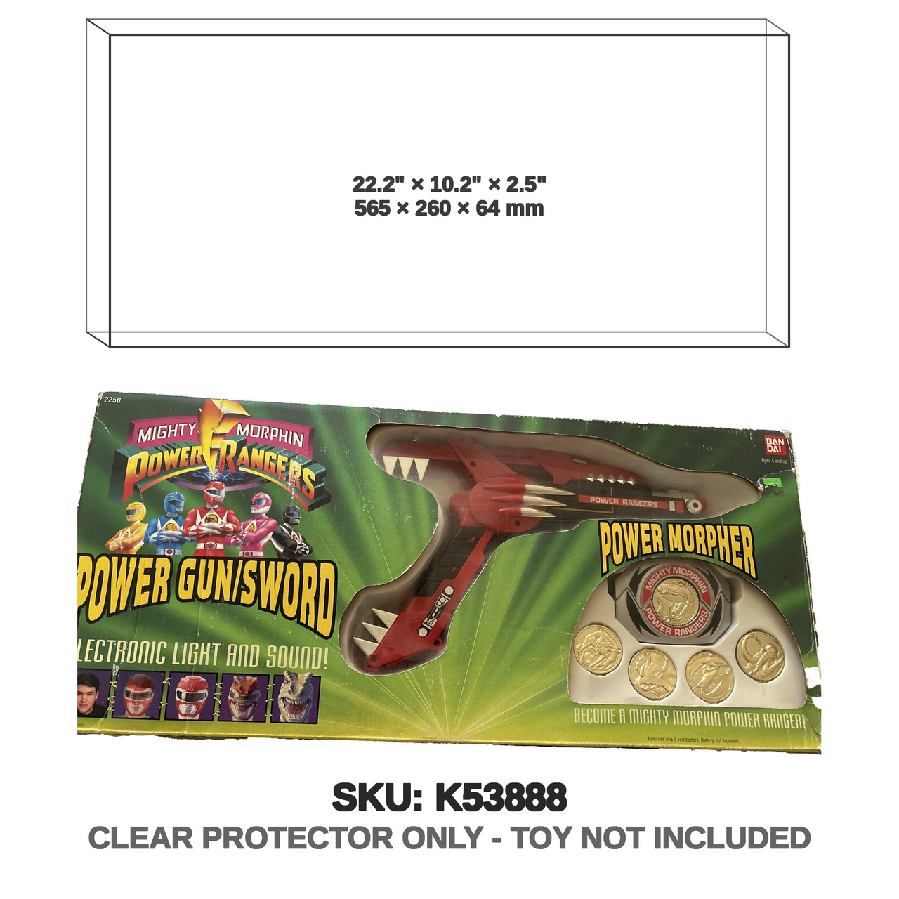Power Rangers Power Sword Gun