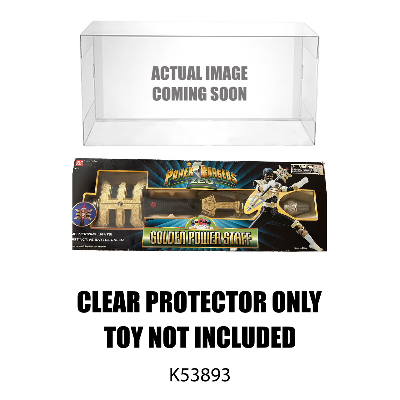 Protector For Bandai Power Rangers Zero Golden Power Staff