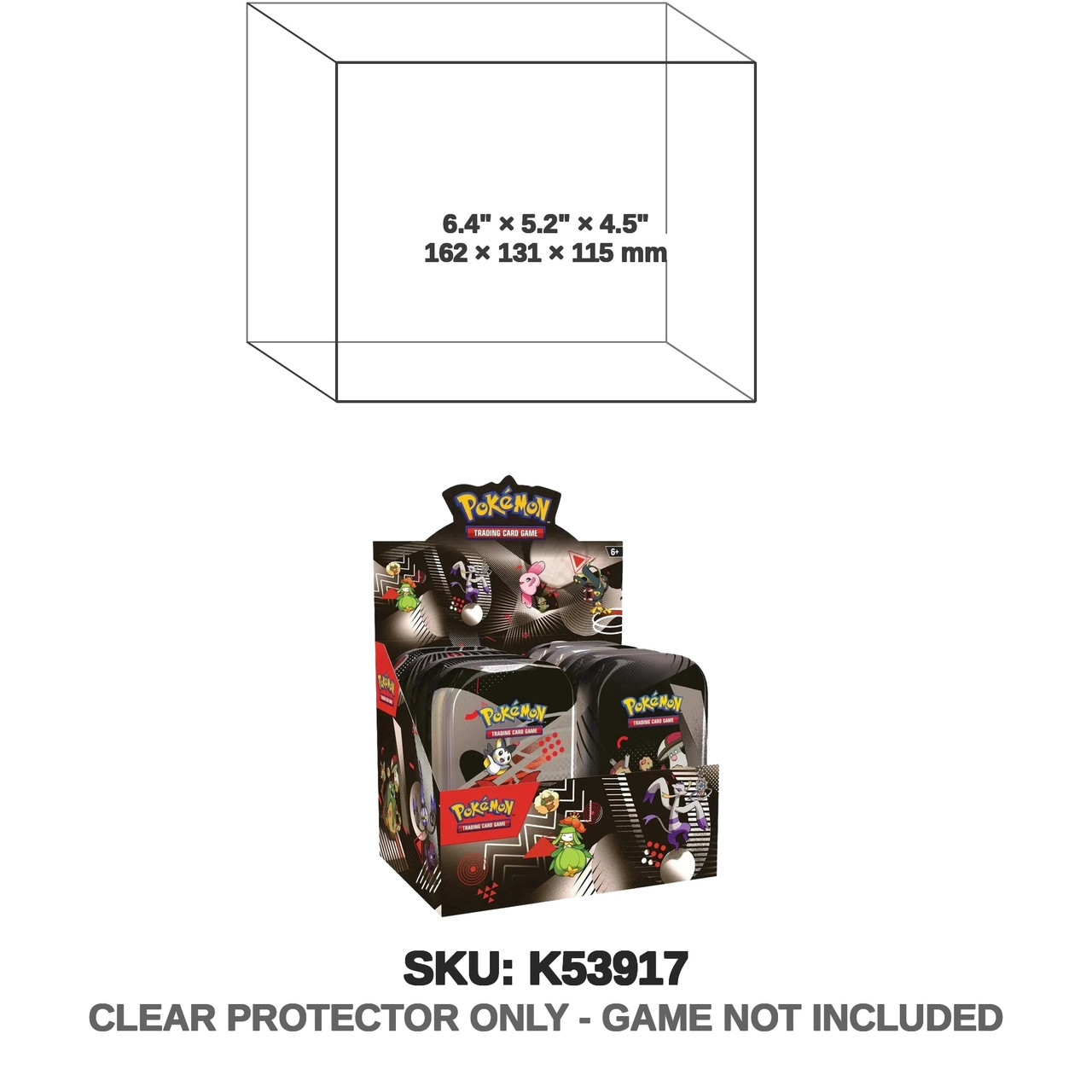 The Pokemon Company Pokemon Unova Mini Tin Display Box 8 Tins
