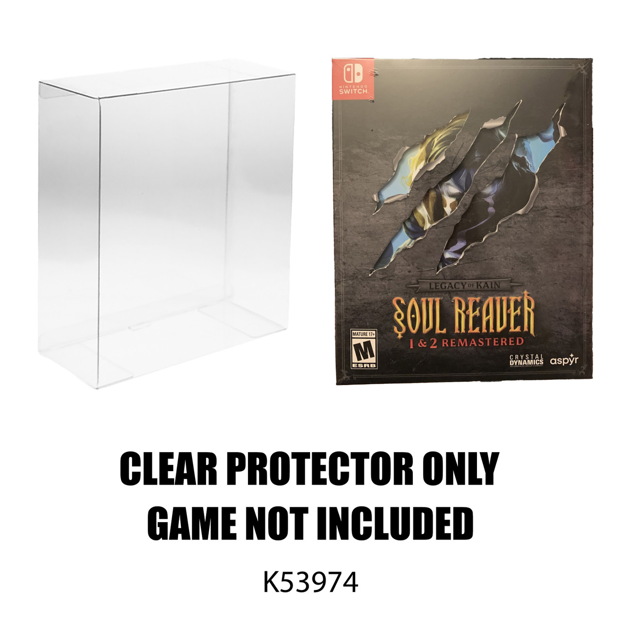Protector For Square Enix Legacy of Kain Soul Reaver Collection Deluxe Edition Nintendo Switch PS5