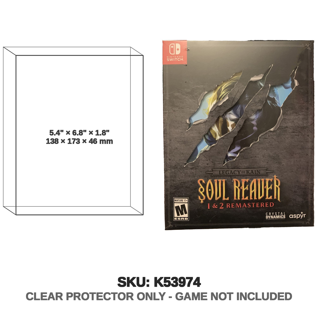 Legacy of Kain Soul Reaver 1 & 2 Remastered Deluxe Edition Nintendo Switch