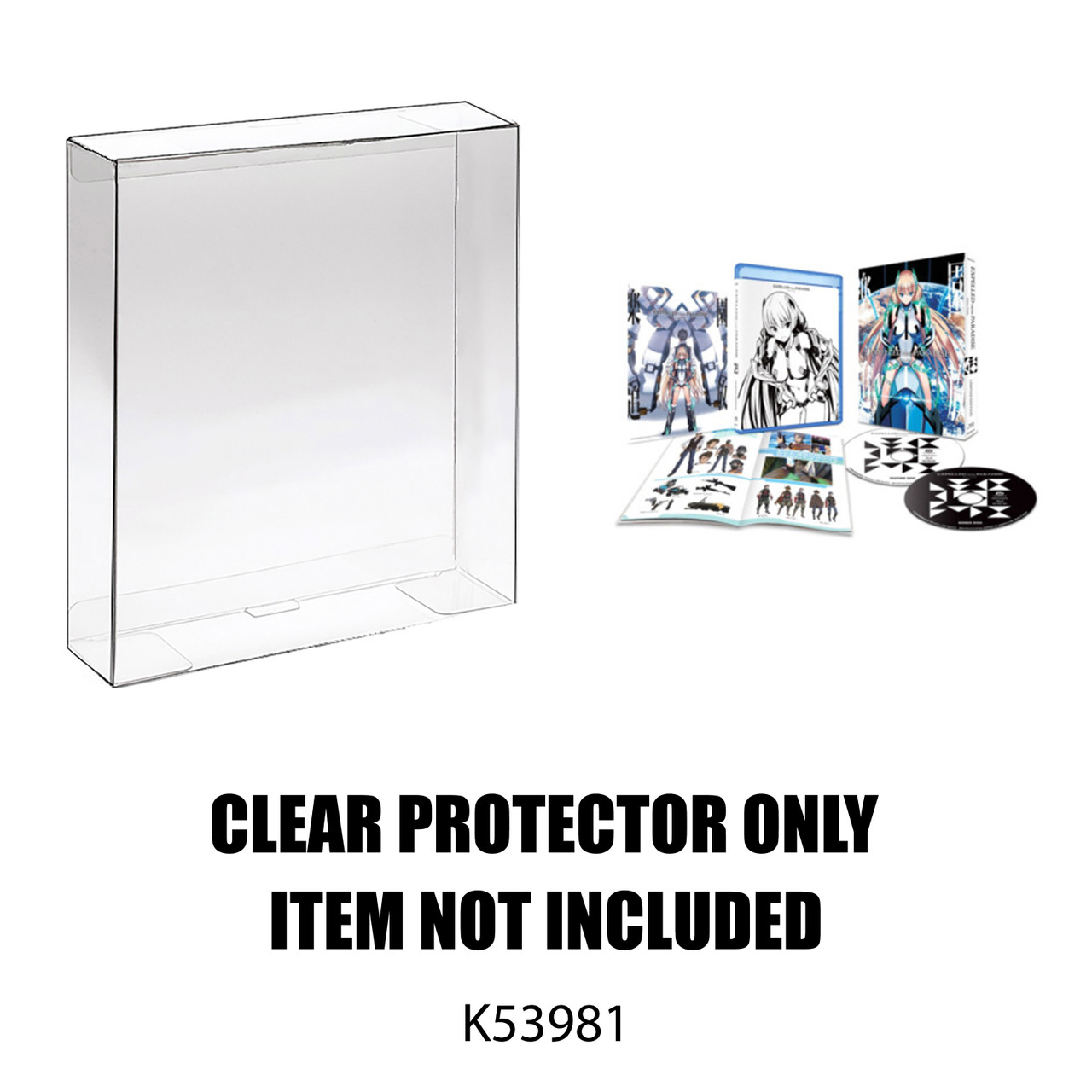 Protector For Aniplex Expelled from Paradise Limited Edition Blu ray