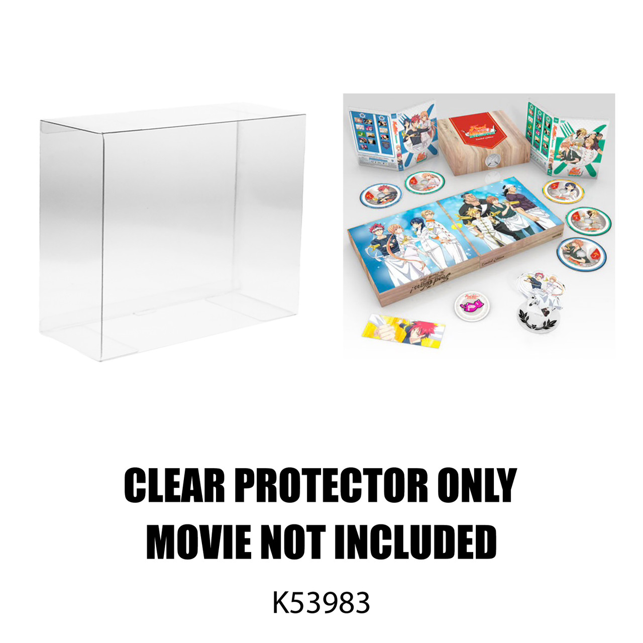 Protector For Sentai Filmworks Food Wars Season 4 Limited Edition Blu ray