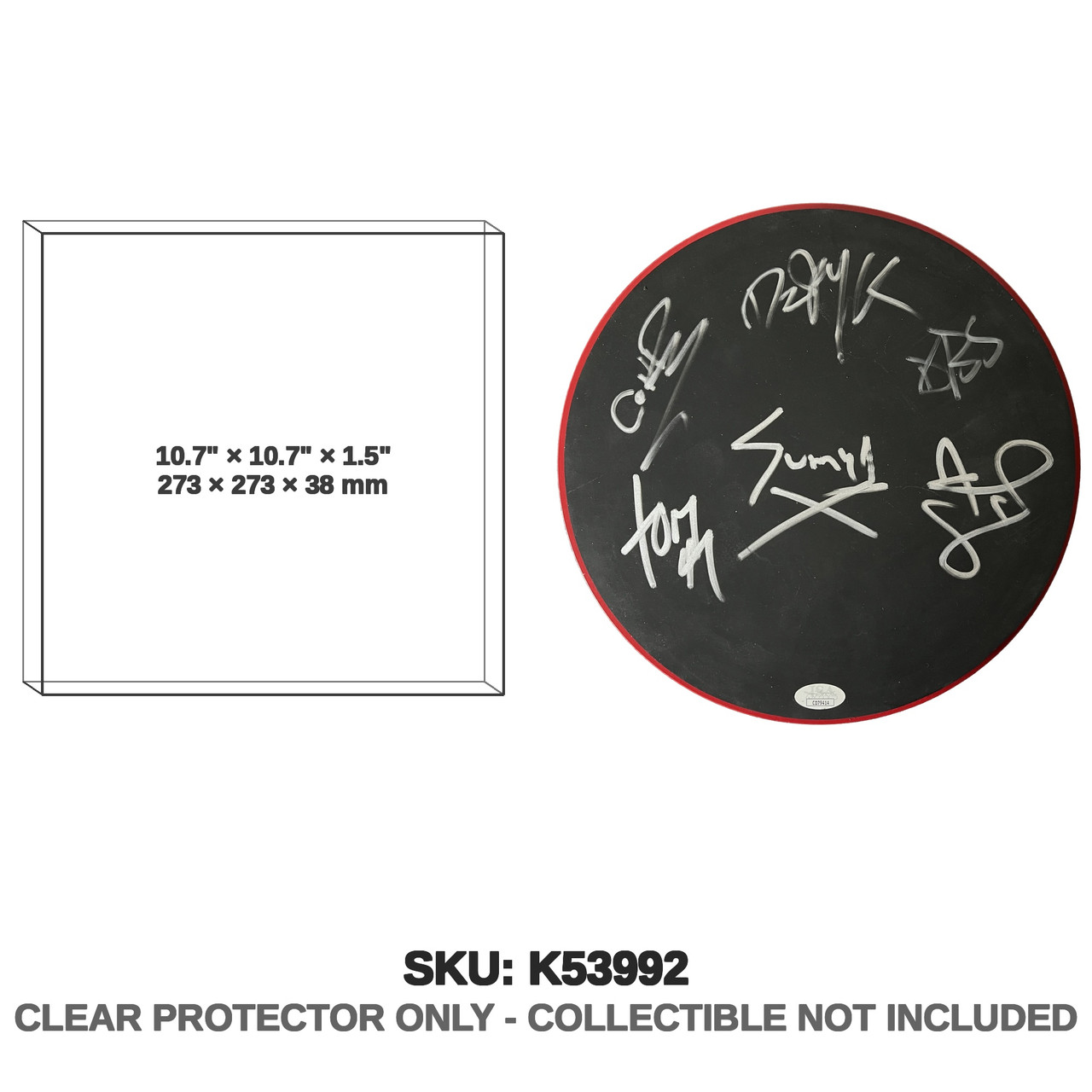 Sum 41 Autographed Practice Drum Pad