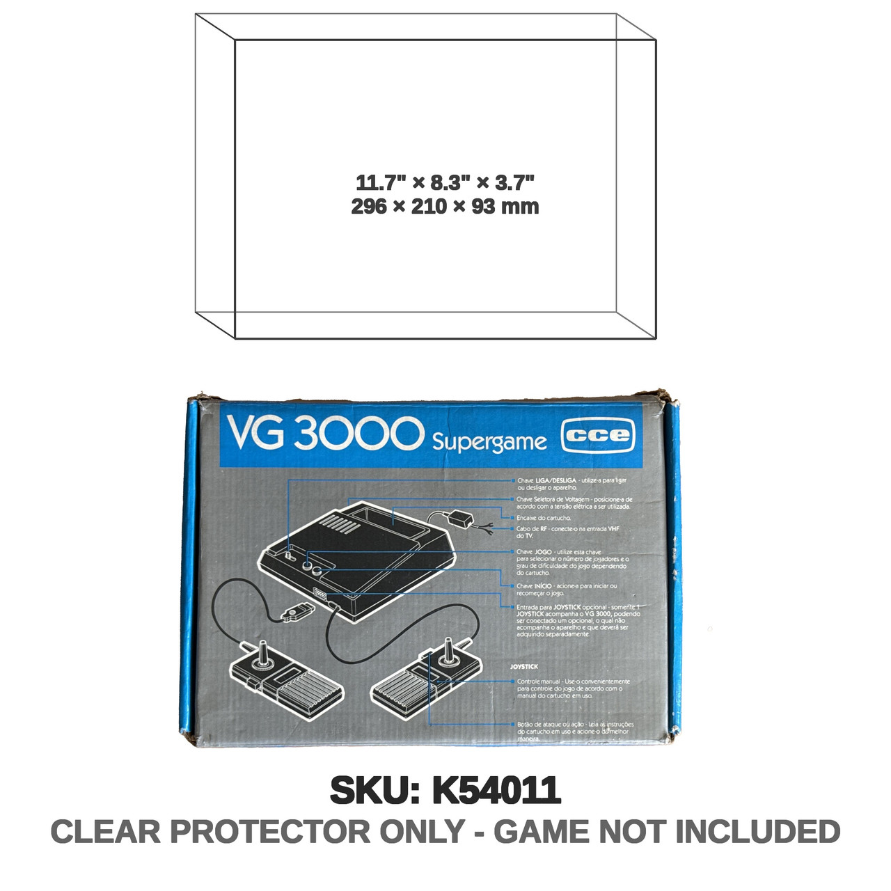 CCE VG3000 Supergame Atari 2600 Compatible Console