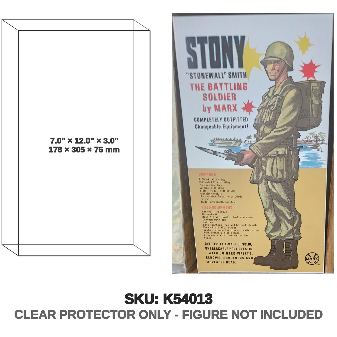 Stony Stonewall Smith G.I. Joe Marx Figure